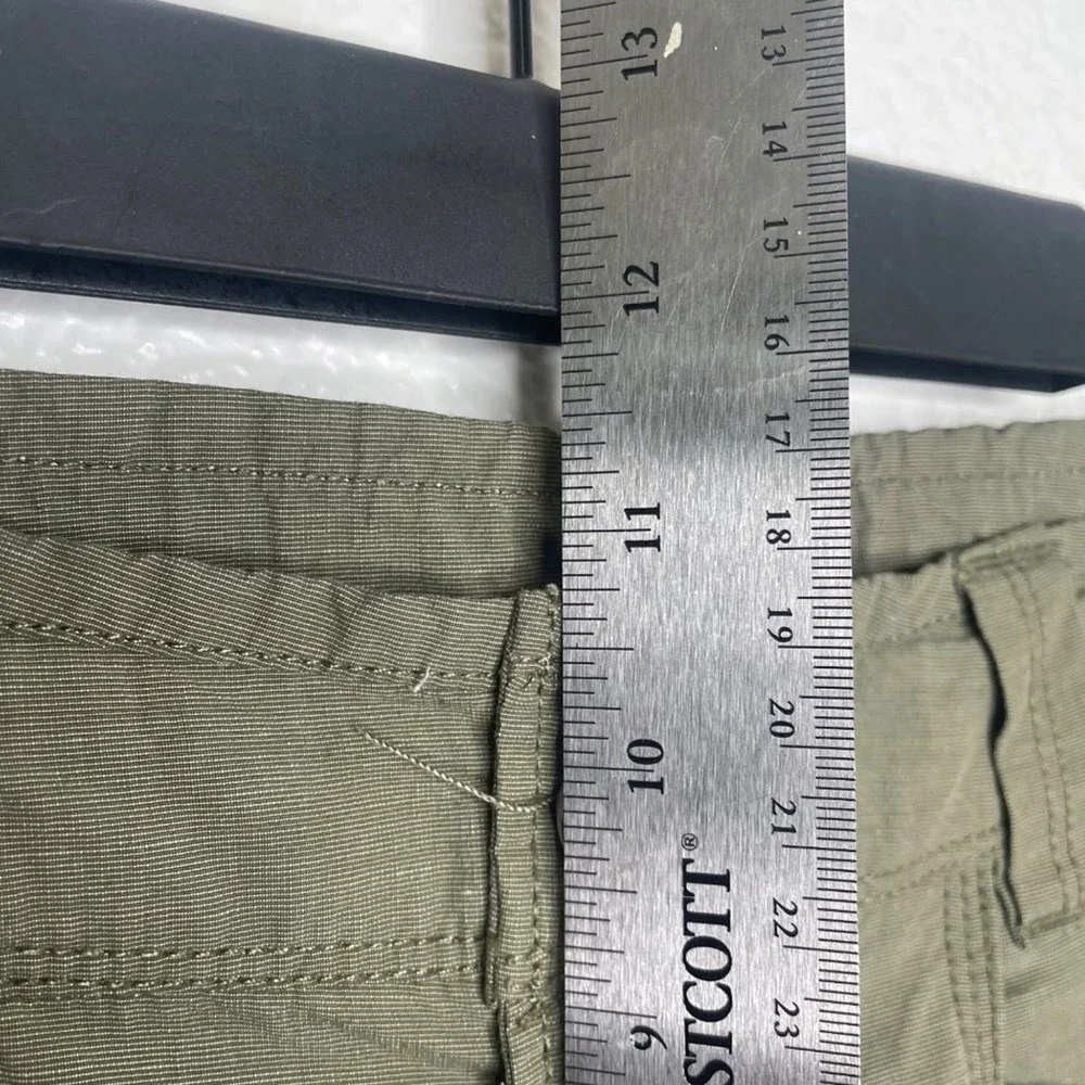 The North Face Mens Horizon Cargo Shorts Olive Green Ripstop Hiking Size 30